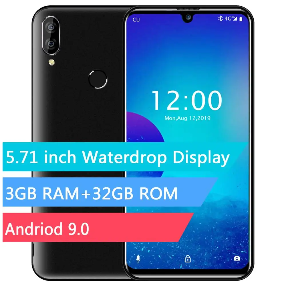 OUKITEL C16 PRO смартфон с 5 7 дюймовым дисплеем четырёхъядерным процессором MT6761P ОЗУ 3 ГБ