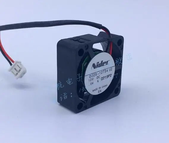 Оригинальный D02X-12TS4 25*25*10 12V 0.04A 2 провод Ультра маленький вентилятор | Компьютеры и