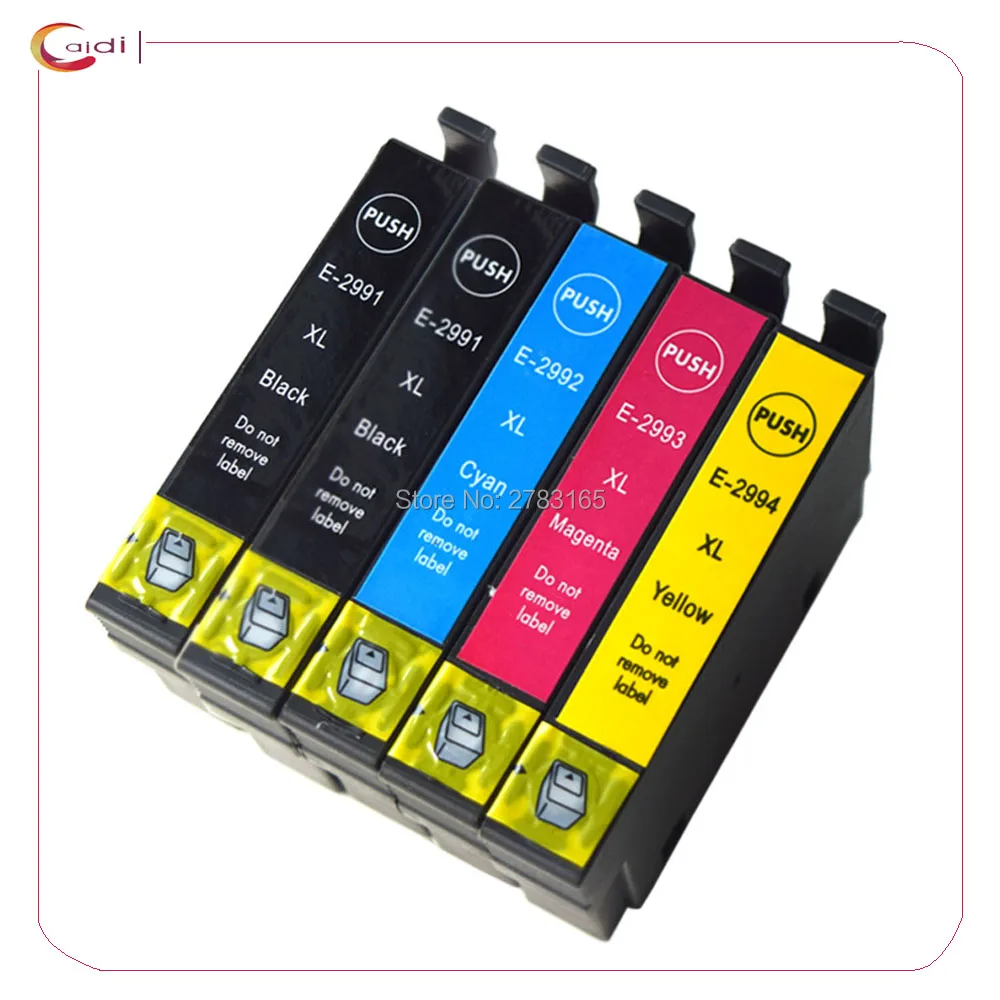 5 упаковок T29 29XL T2991-T2994 чернильный картридж совместимый для Epson XP-235 XP-332 XP-335 XP-432