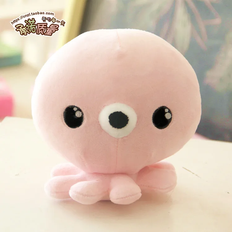 20 см легенда о фон с изображением побережья голубого моря Розовая кукла Осьминог