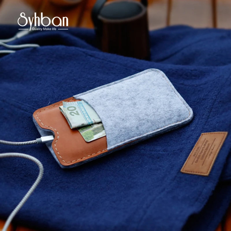 SYHBAN это 5S 5C SE более грязестойкая сумка для iPhone X 7 6 Plus чехол-кошелек-100% шерсть