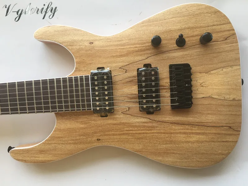 map wood Высокое качество 7 струнной электрогитары - Цвет: map wood