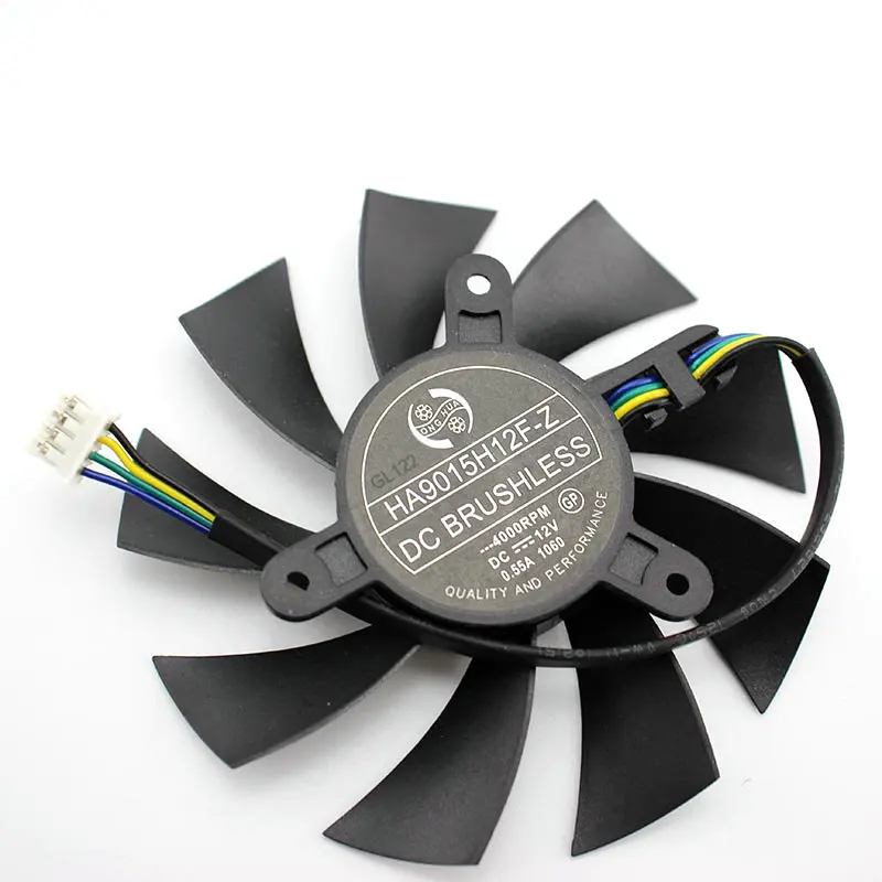 Оригинал для цветной видеокарты GTX 950 GTX1050Ti GT1030 охлаждающий вентилятор только