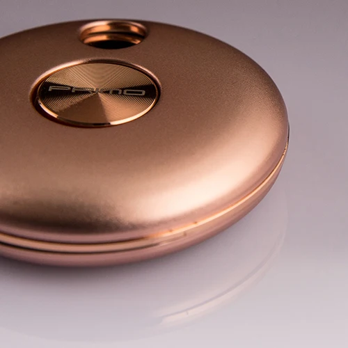 GOLD Новейший креативный НЛО круглый пирог-образный USB Зажигалка перезаряжаемая Электронная зажигалка для сигарет инструменты для курения - Цвет: GOLD