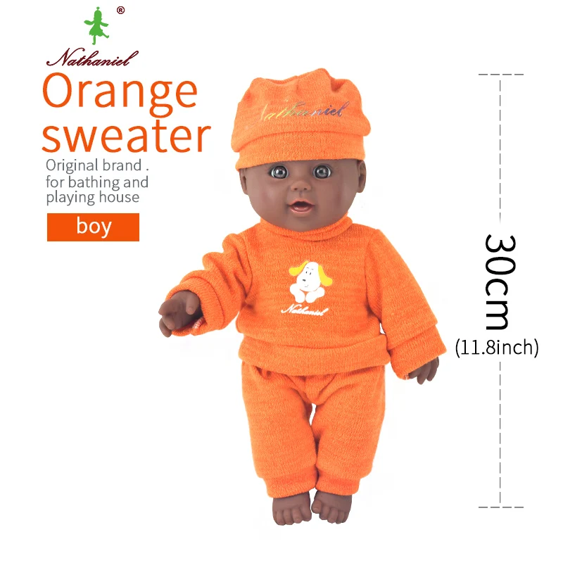 12-дюймовая ткань! Комплект со свитером и аксессуарами для кукол boneca детская