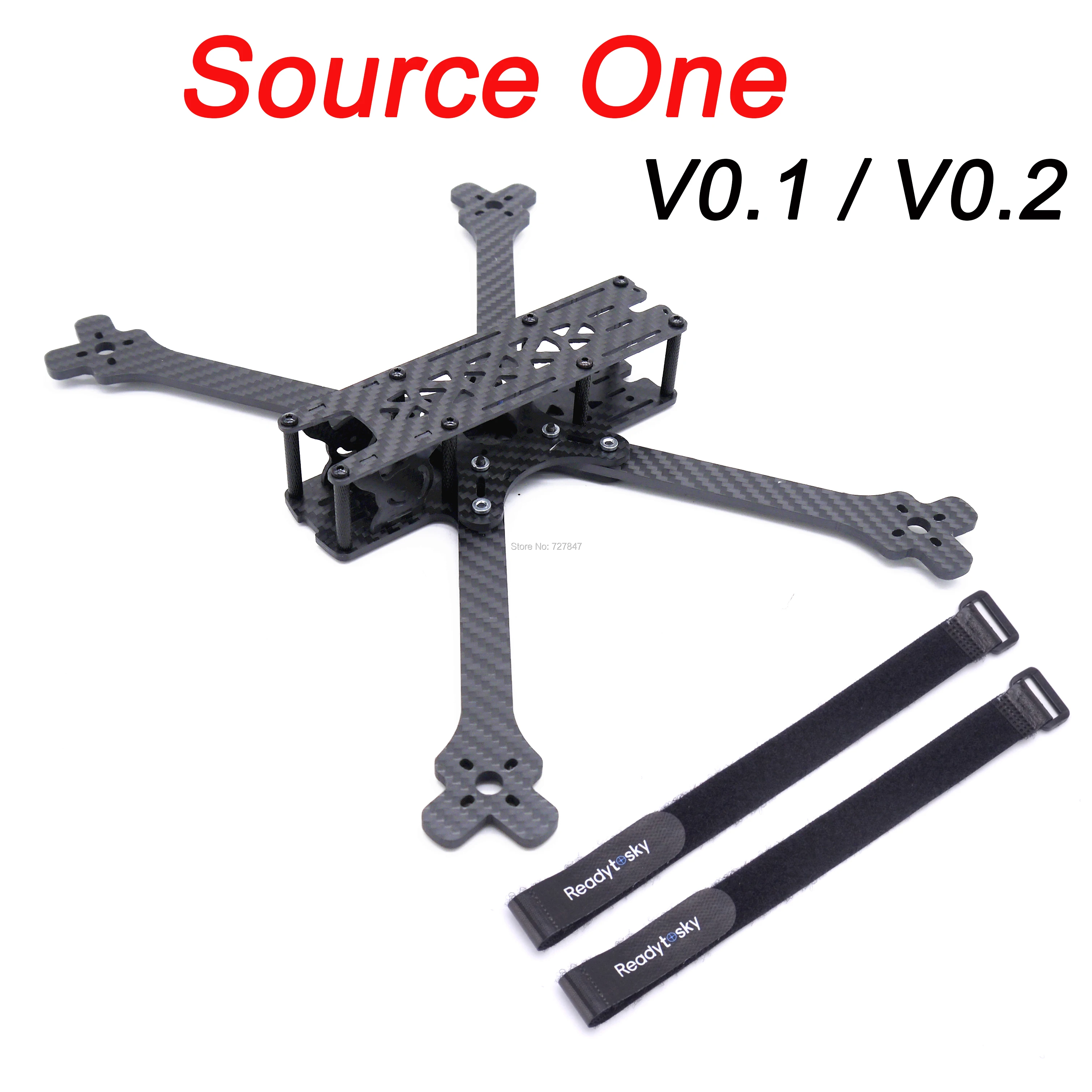 Квадрокоптер Source ONE v0 1/V0.2 7 дюймов 300 мм 4 с рамкой из углеродного волокна для FPV Racing