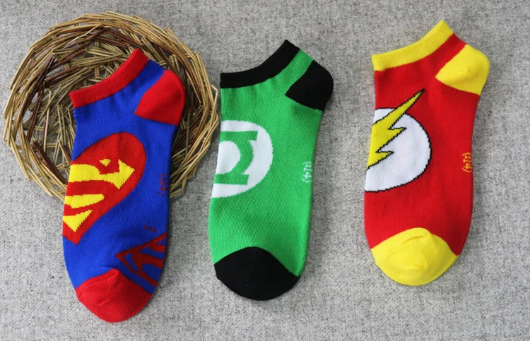 Super hero носки Модные Стиль США спасение hero Art Мстители Для женщин и Для мужчин женские короткие носки, распродажа