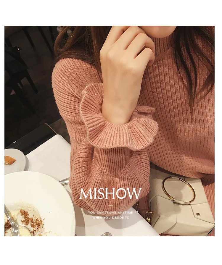 Mishow Трикотажные платья демисезонное платье-джемпер MX18D5713