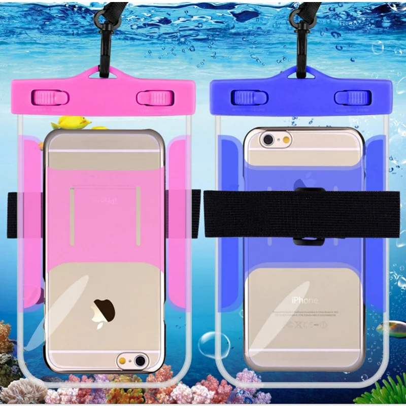 Водонепроницаемый мобильный телефон сумки с ремешком сухой чехол для Samsung galaxy