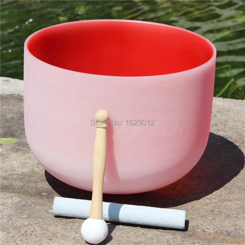 Поющая чаша из кварцевого хрусталя 10 дюймов с любым 1 чакрам cdefsee|bowl singing|bowl crystalbowl