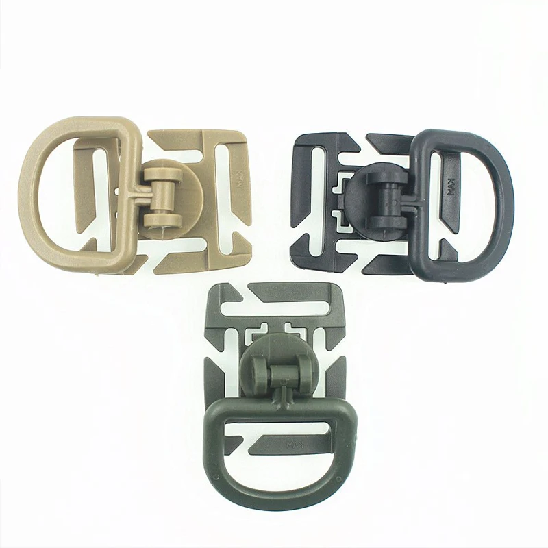Пряжка D-образная Поворотная для рюкзака аксессуар улицы в стиле милитари 25 мм