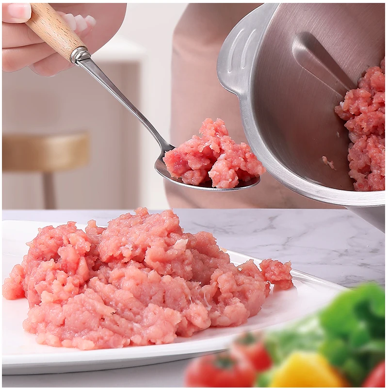 Мясорубки используют электрическую нержавеющую сталь для размешивания и