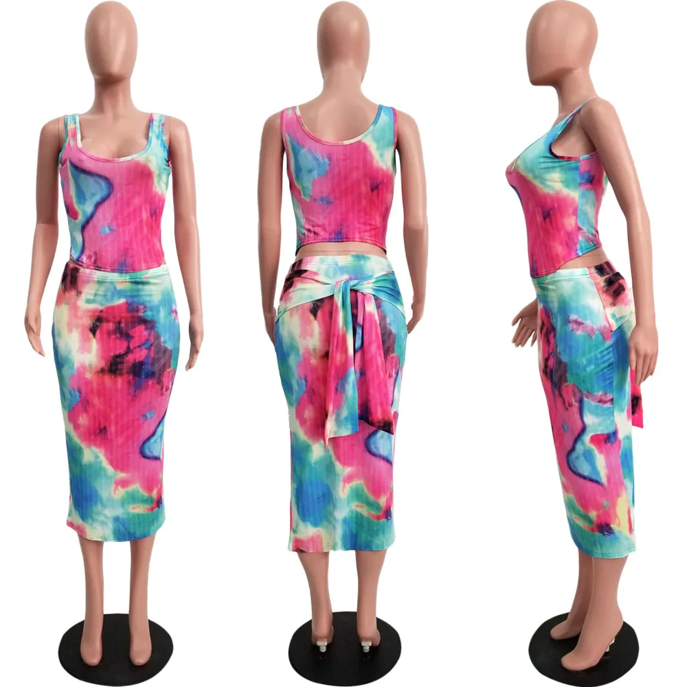 Женское облегающее платье миди без рукавов до колена с принтом в виде бабочки и