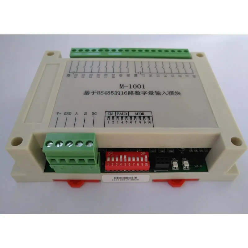 Модуль сбора данных RS485 Modbus RTU 16 канальный коммутатор платы цифрового входа