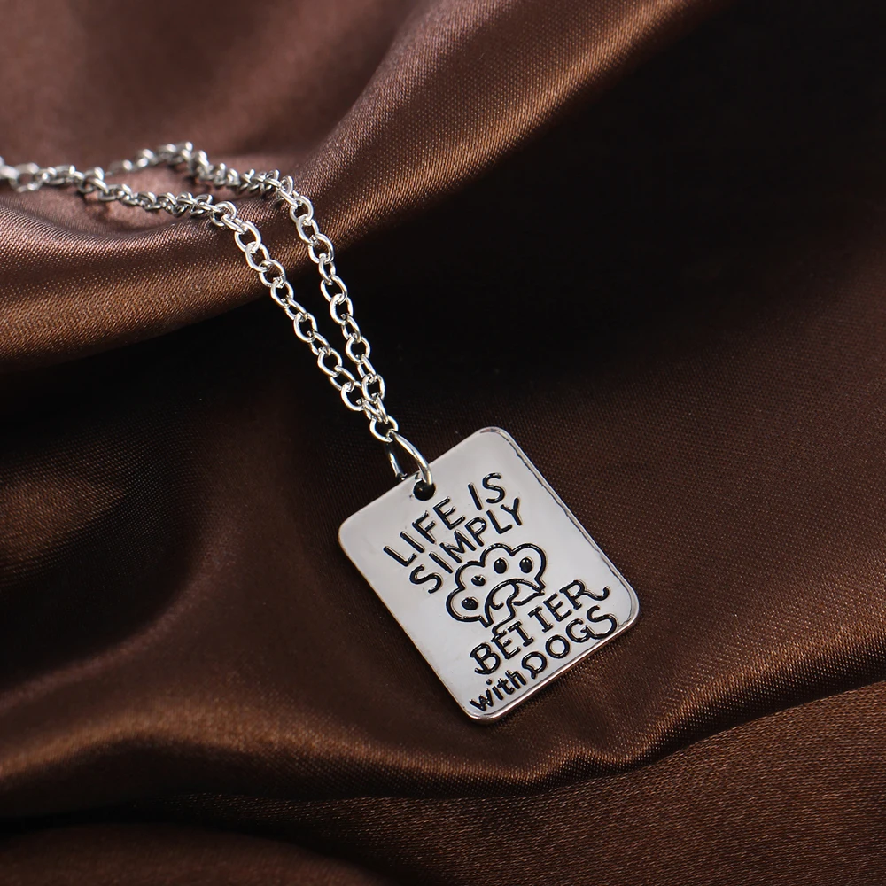 Цепочка с подвеской в виде лапы рисунок питомца собакой | Украшения и аксессуары