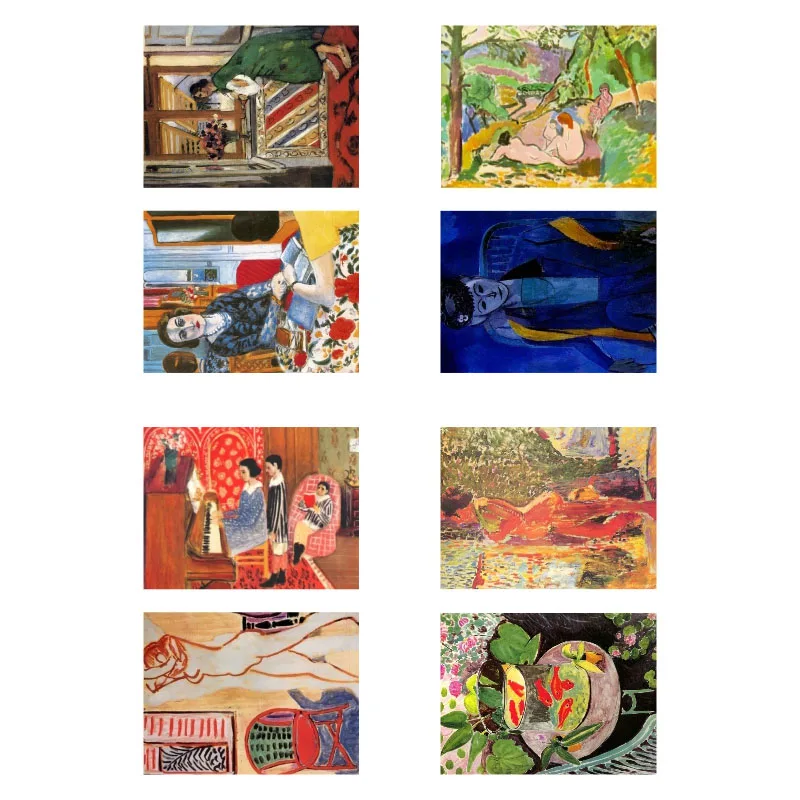 1 шт. известная картина Анри матиссе сделай сам необработанная наклейка для книг
