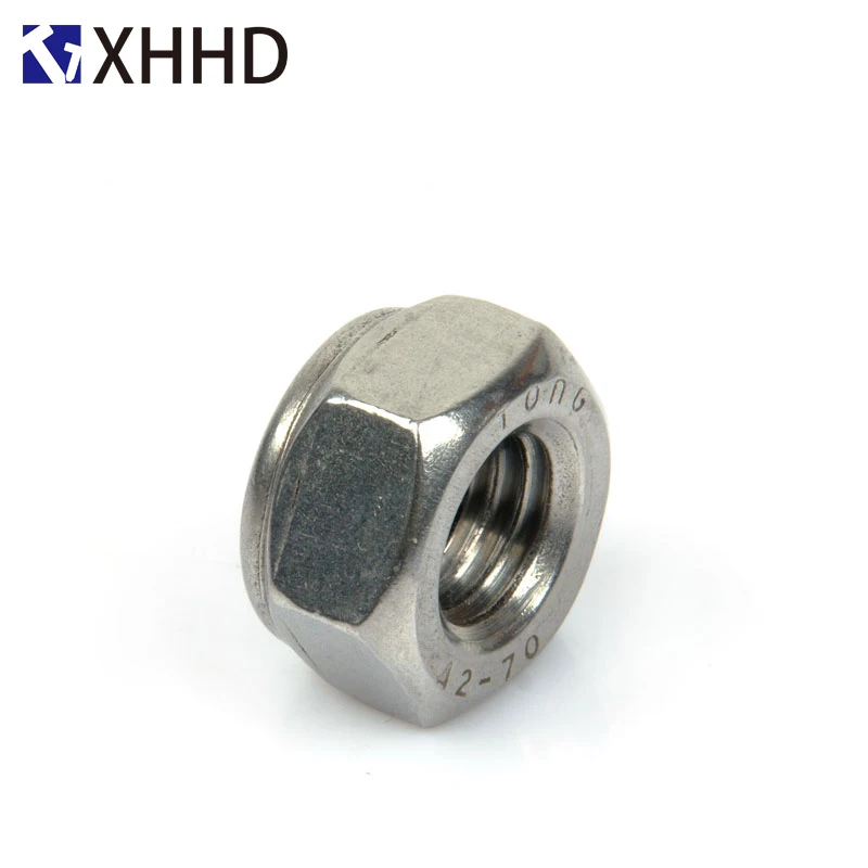 Нейлоновый шестигранный замок метрические гайки вставные шестигранные Nyloc гайка