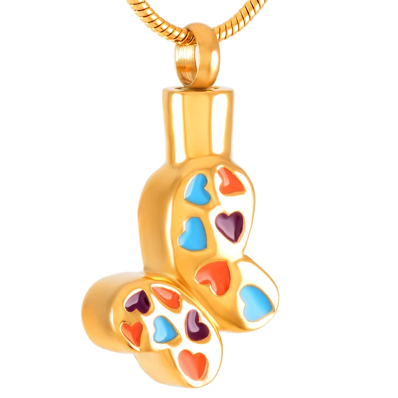 Эмалированная Бабочка для кремации IJD9367 ювелирные изделия кулон женщин горячая