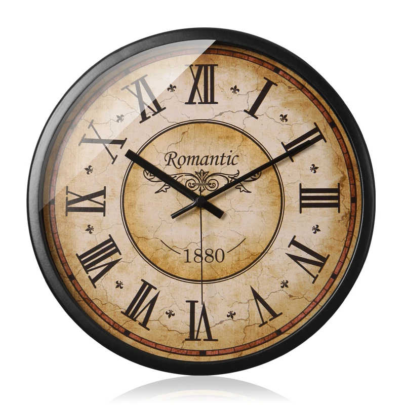 Креативные настенные часы в стиле ретро Подвесные Украшения для гостиной
