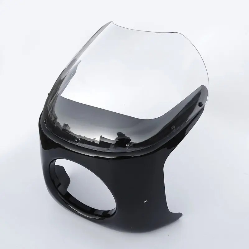 Круглая передняя фара для мотоцикла обтекатель 7 дюймов экран универсального