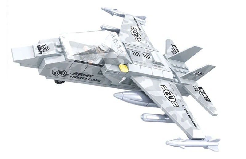 Модель Строительство комплекты совместимые с лего ГОРОД Fighter 190 3D блоки модель