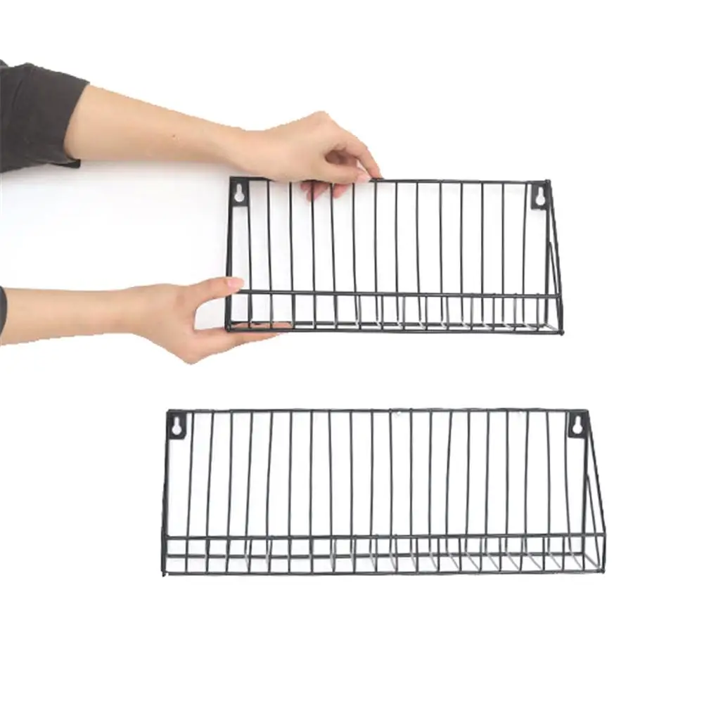 Инновационная железная настенная полка для дома гостиной ванной комнаты