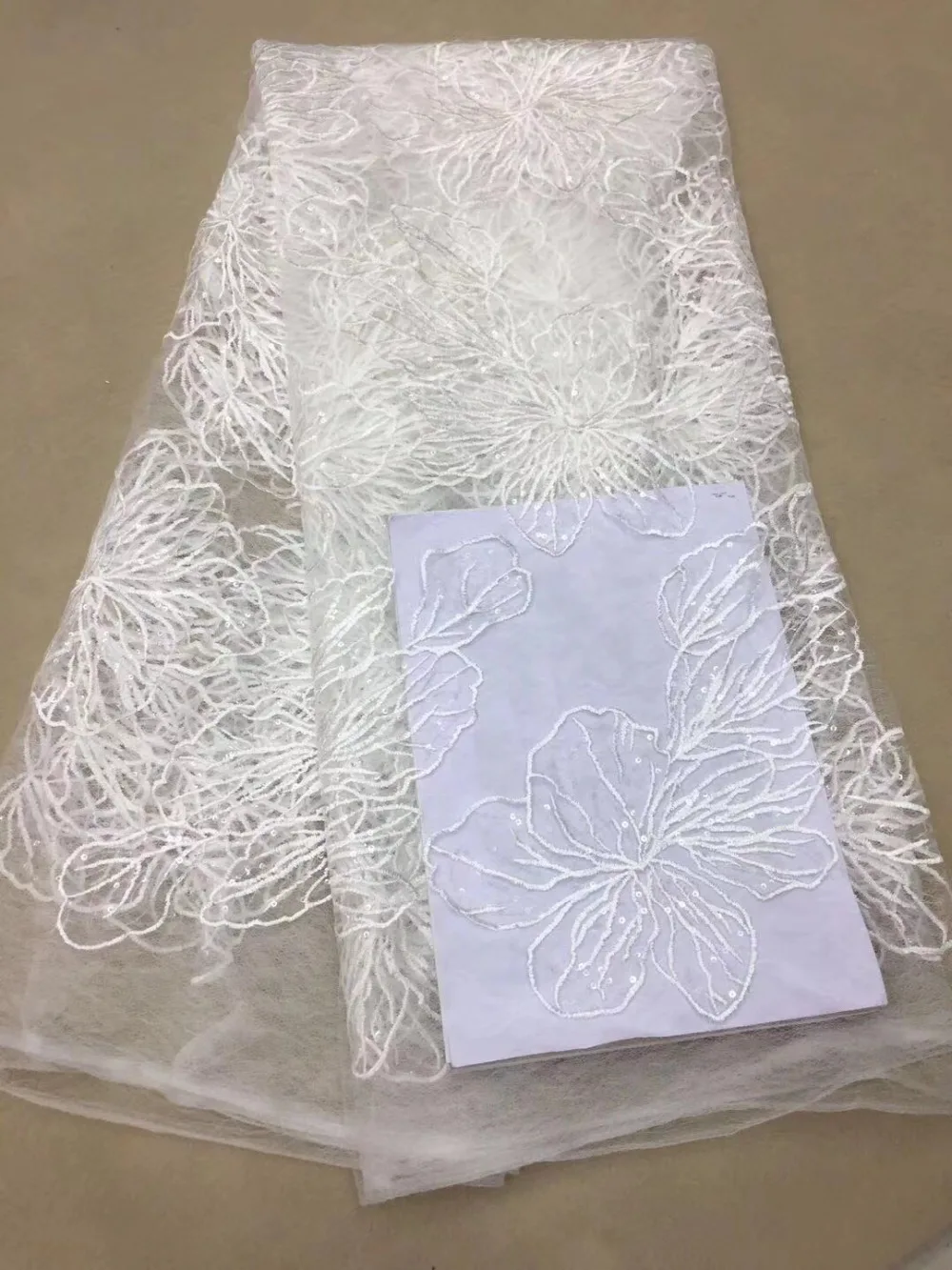 

Simple African Sequin Lace Fabric 2018 Latest French Net Lace Fabric For Evening Dress High Quality african Guipure Lace Fabric