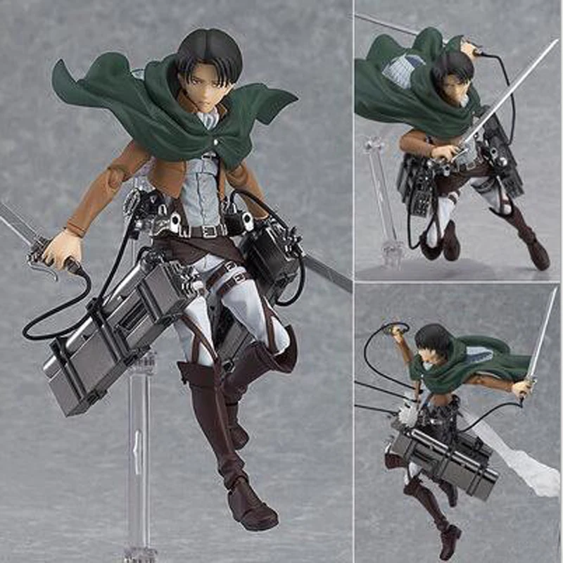 Атака на Титанов Shingeki Kyojin Rivaille 213 в штучной упаковке ПВХ Фигурки Модель Коллекция игрушек " 14 см