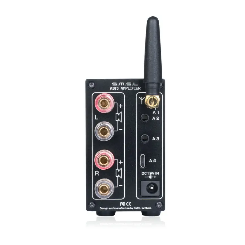 SMSL AD13 Bluetooth чистый цифровой Hi Fi усилитель 50 Вт * 2 USB декодирование 4 0 мощности с