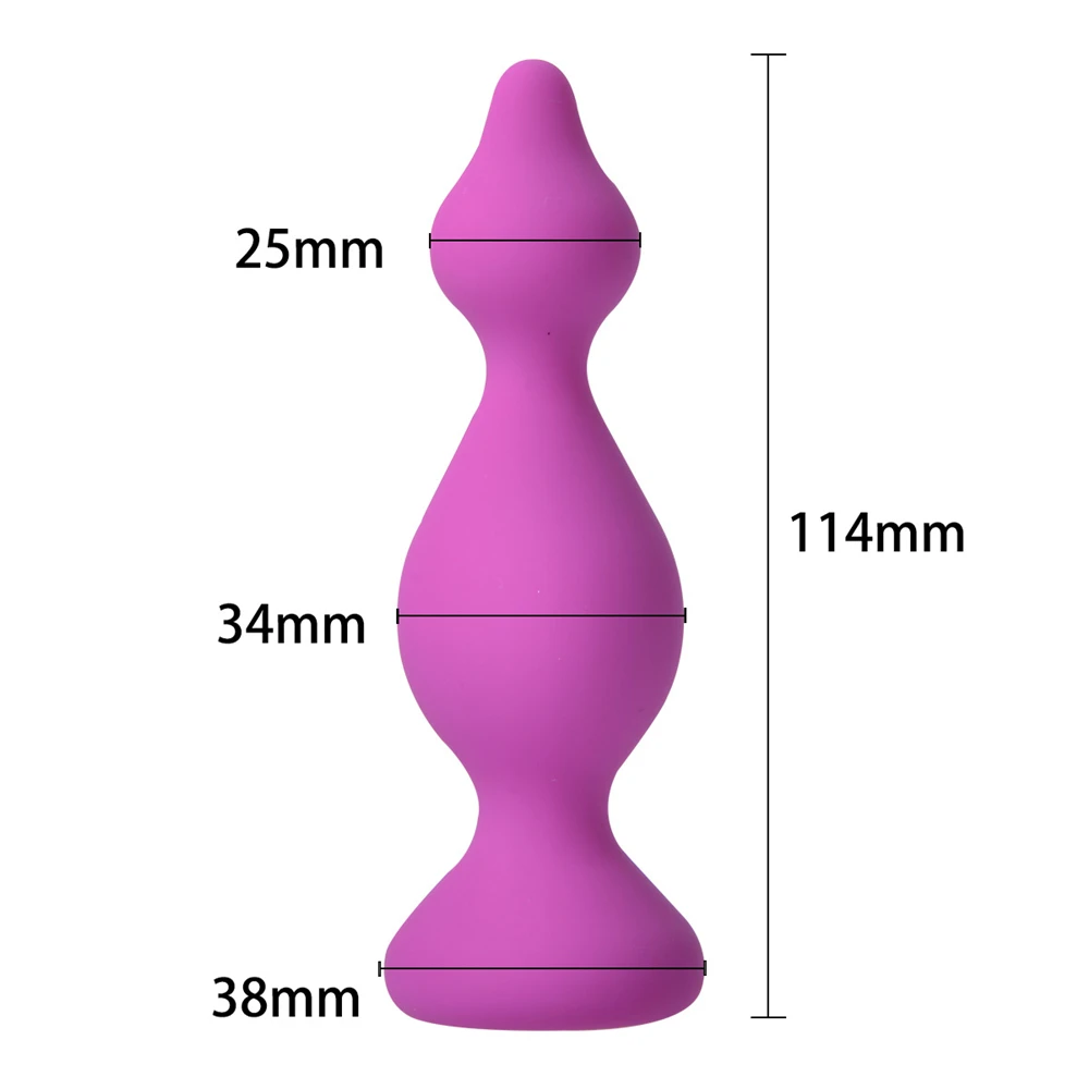 Пробка Анальная для простаты массаж игрушки взрослых G-Spot Силиконовый анальный