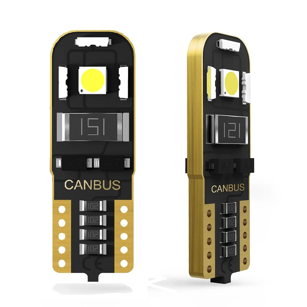 2x W5W T10 светодиодный Canbus лампы 2825 интерьер автомобиля парковка светильник для Audi A3 A4 B6 B8 A6 C6 80 B5 B7 A5 Q5 Q7 TT 8P авто лампа без ошибок