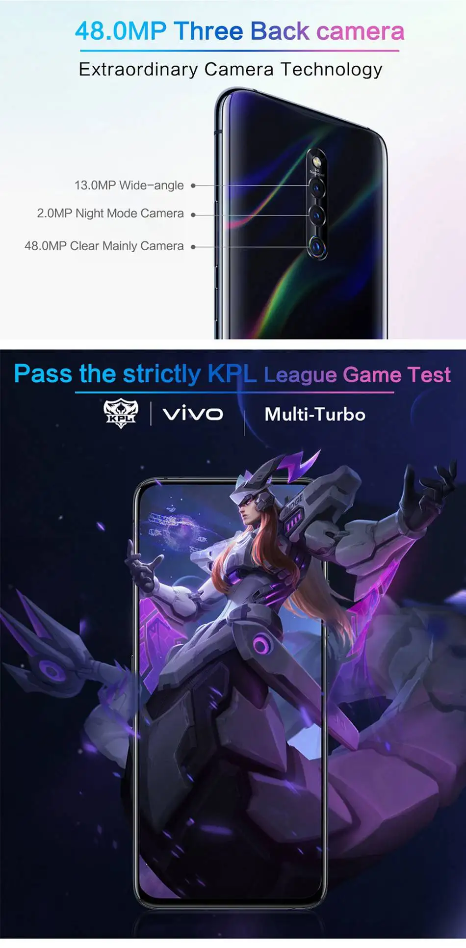 vivo X27 Pro, подъемная камера, 6. 7 дюймов, фронтальная, 32 МП, камера заднего вида, 8 ГБ, 256 ГБ, Восьмиядерный экран, отпечаток пальца, 4G, мобильный телефон
