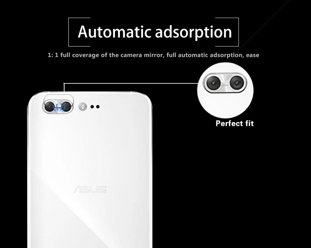 Ультратонкая Защитная пленка для задней камеры из закаленного стекла Asus Zenfone 4 Max