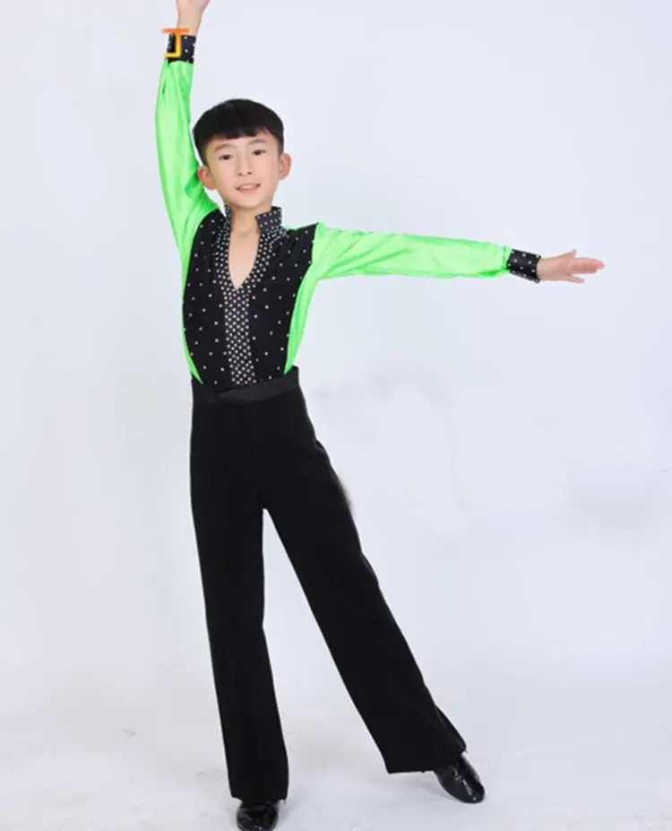 Детские костюмы для мальчиков латиноамериканских танцев ча-ча школьные классные