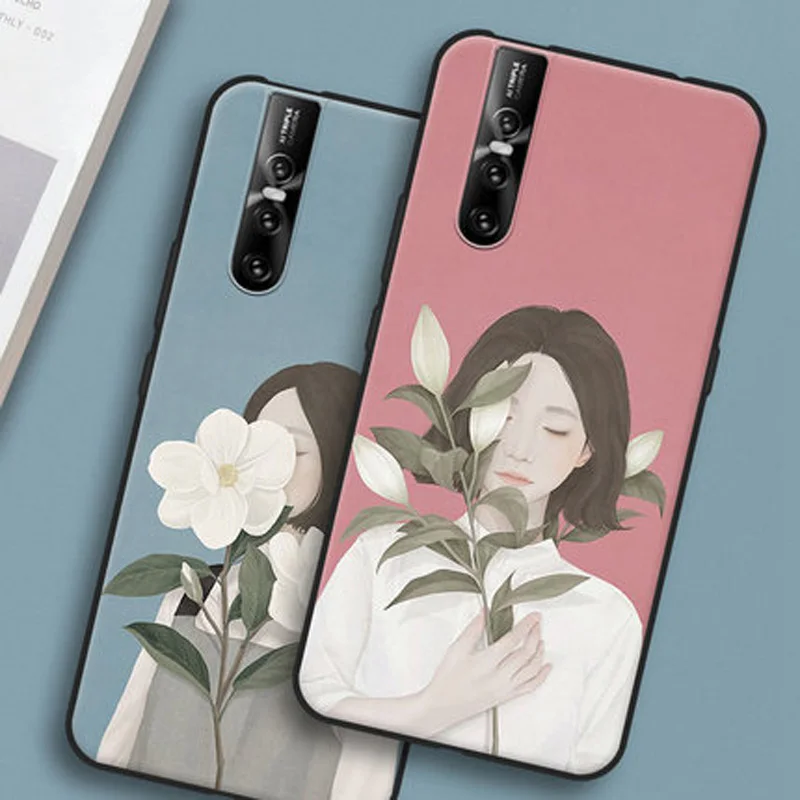Чехол для Vivo V15 Pro чехол противоударный Матовый Мягкий силиконовый из ТПУ |