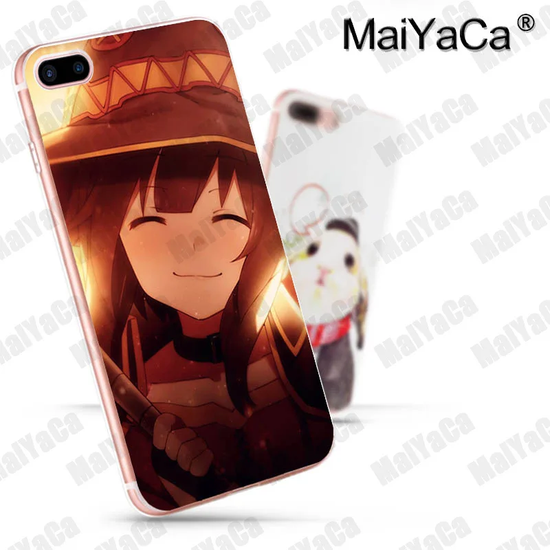 Чехол для телефона MaiYaCa японский аниме Konosuba Megumin Style iphone SE 2020 11 pro 8 7 66S Plus X 5S XS XR