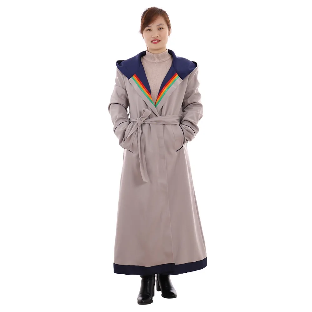 13th женский костюм для косплея Доктора Кто пальто для косплея куртка 13th doctor Jodie Whittaker пальто куртка Косплей Костюм