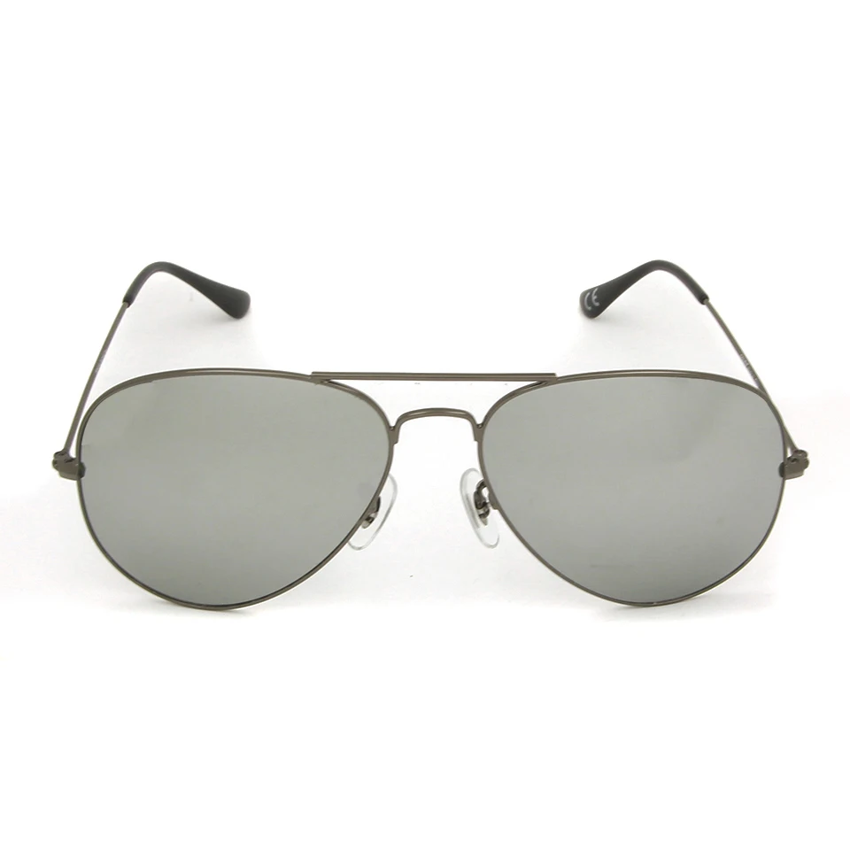Ray Sun glass es мужские очки пилота женские двойные мостовые стеклянные линзы авиационные зеркальные солнцезащитные очки мужские солнцезащитные очки es