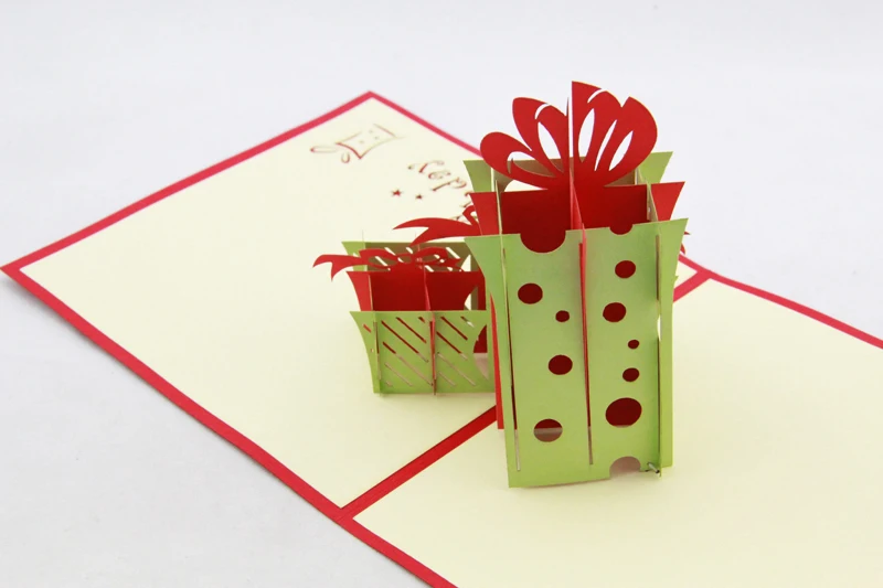 Креативный подарок на день рождения/3D карта kirigami/открытки ручной работы для