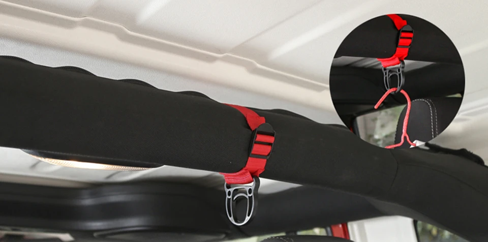 BAWA крючок для Jeep Wrangler TJ JK JL ABS+ ткань Hallstand для Jeep Wrangler автомобильные аксессуары