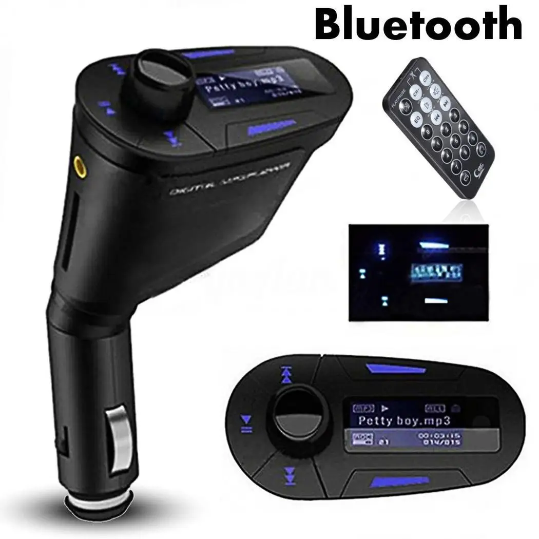 LCD Display Wireless Bluetooth 12-24V Car MP3 Player player can bring more fun for the trip. FM Transmitter | Автомобили и