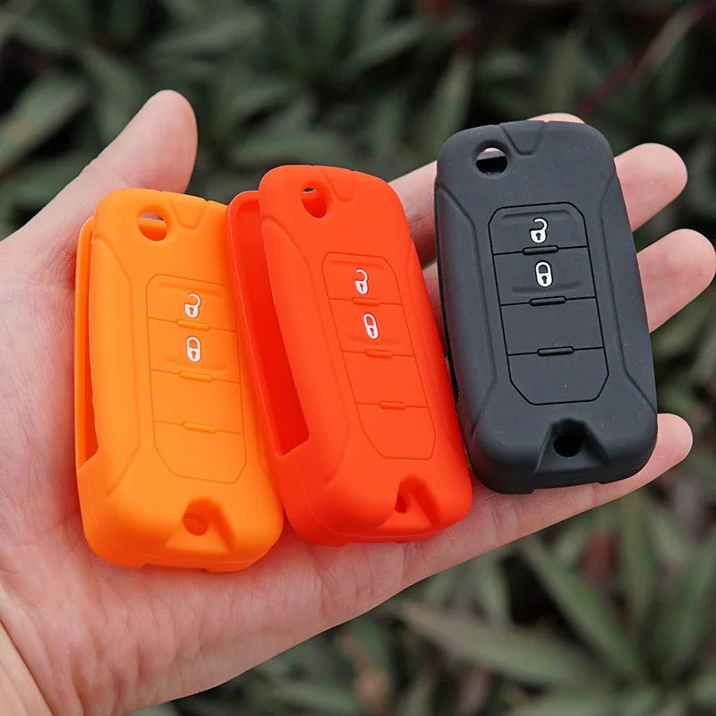 Силиконовый резиновый чехол-брелок для ключей чехол-Обложка Jeep Renegade твердая