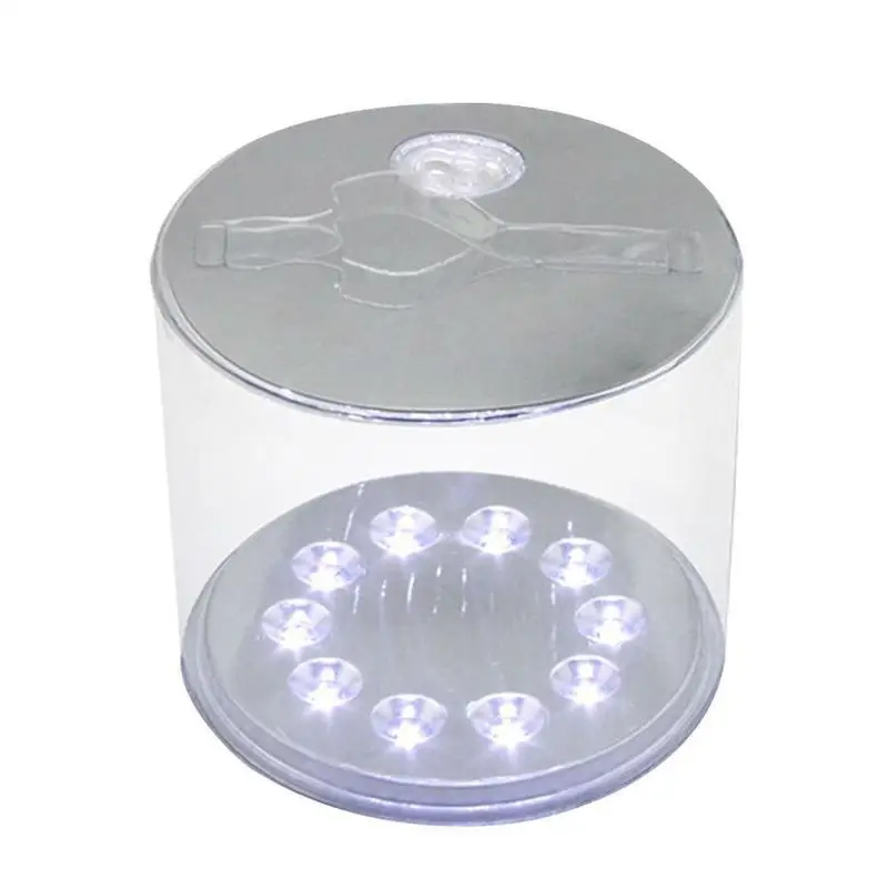 Открытый 10LED кемпинг на солнечных батареях складной надувной портативный