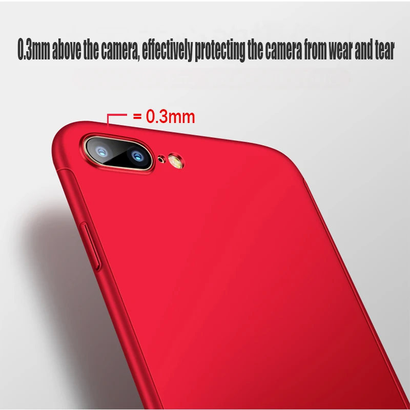 Роскошный 360 Полный чехол для телефона iPhone 7 8 6 6s Plus 5 5S SE защитный X XR XS Max со стеклом