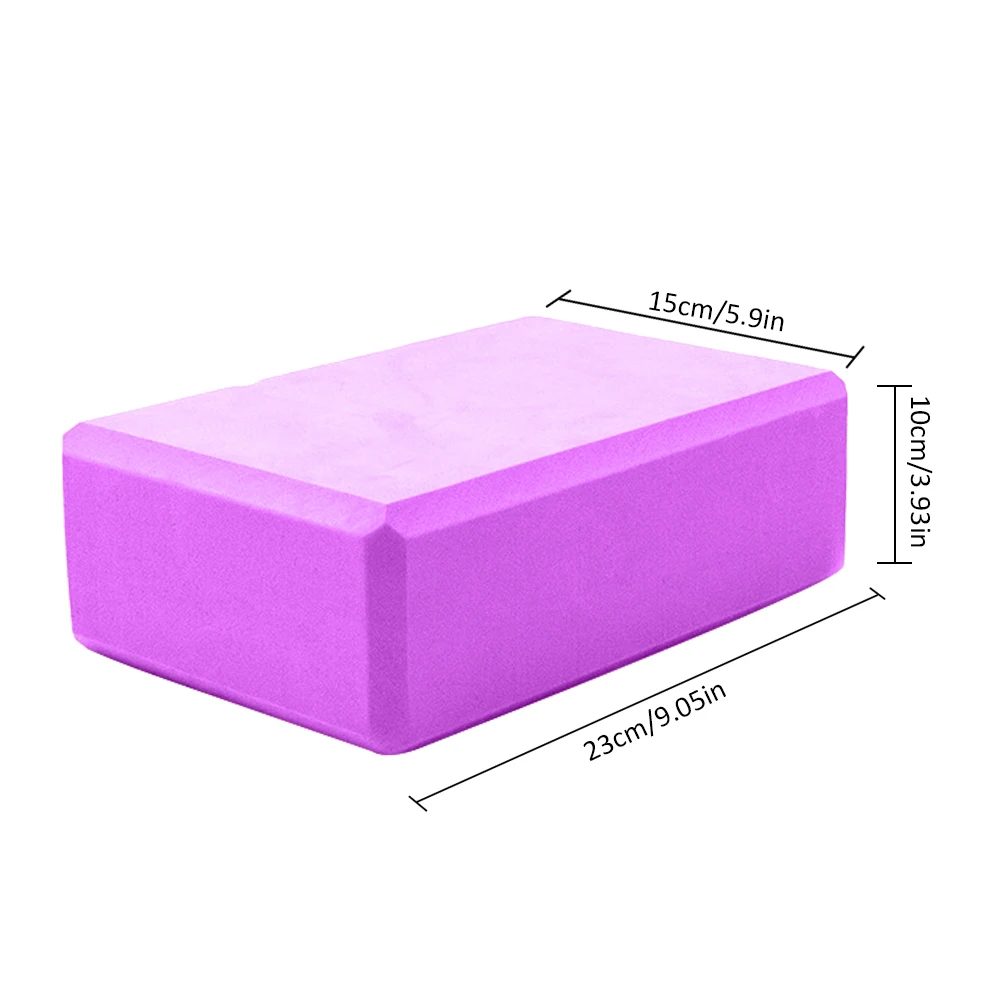 23X15X10CM экологичный EVA пенопластовый кирпич блоки для йоги рельефная мышца