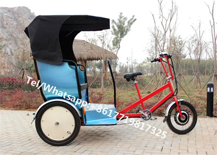

T02 blue color main street auto pedicab rickshaw for sale used