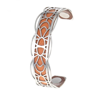 Кремо модные открытые браслеты/браслет набор для женщин Bijoux Yoiumit ювелирные изделия из нержавеющей стали сменные кожаные браслеты