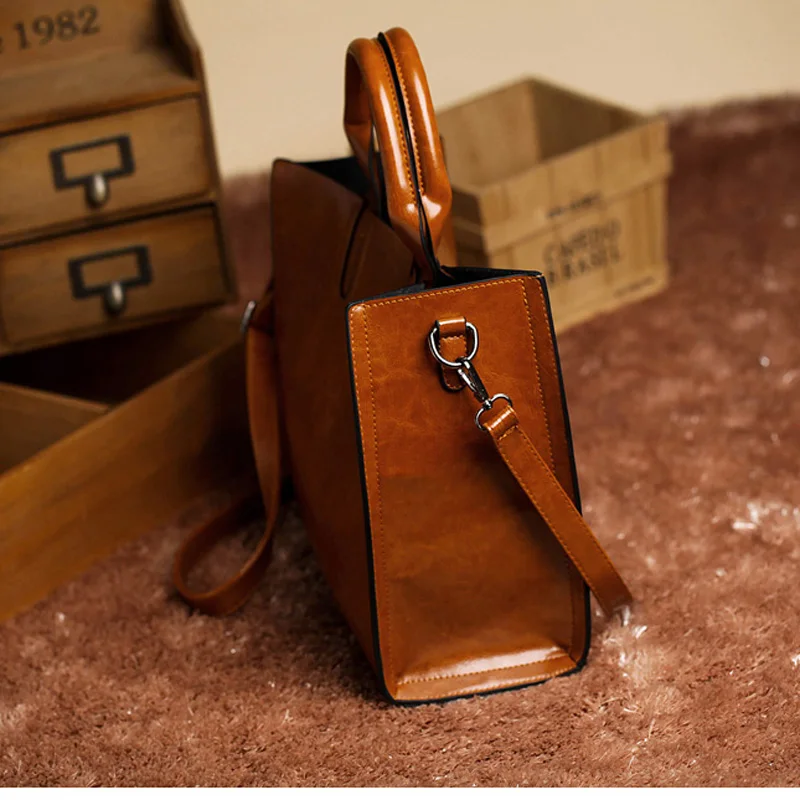 Женщины Искусственная Кожа Сумки Известных Брендов Большой Crossbody Мешок Ствола