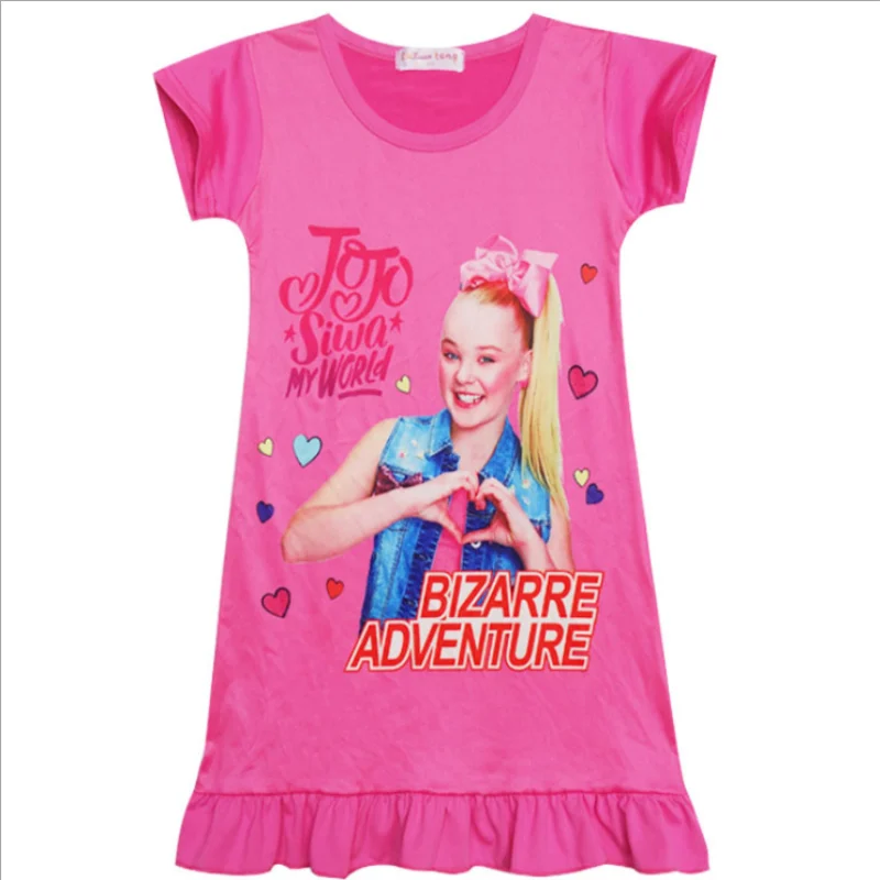 Ночная рубашка для девочек летние модные платья принцессы с героями