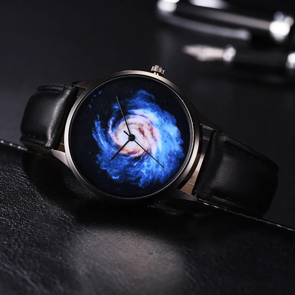 Часы Vortex Wd3 кварцевые Женские часы с ремешком цвет темно-синий | Наручные